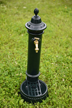 Алюминиевая садовая колонка для воды зеленая GLQ 888
